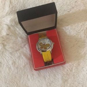 Yellow Butterfly Watch